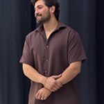 پیراهن پارچه مازراتی خارجی کد 2 3164