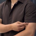 پیراهن پارچه دوشین طرح جدید