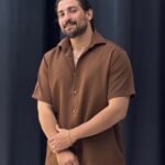 پیراهن پارچه مازراتی خارجی کد 2 3164