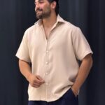 پیراهن پارچه مازراتی خارجی کد 2 3164