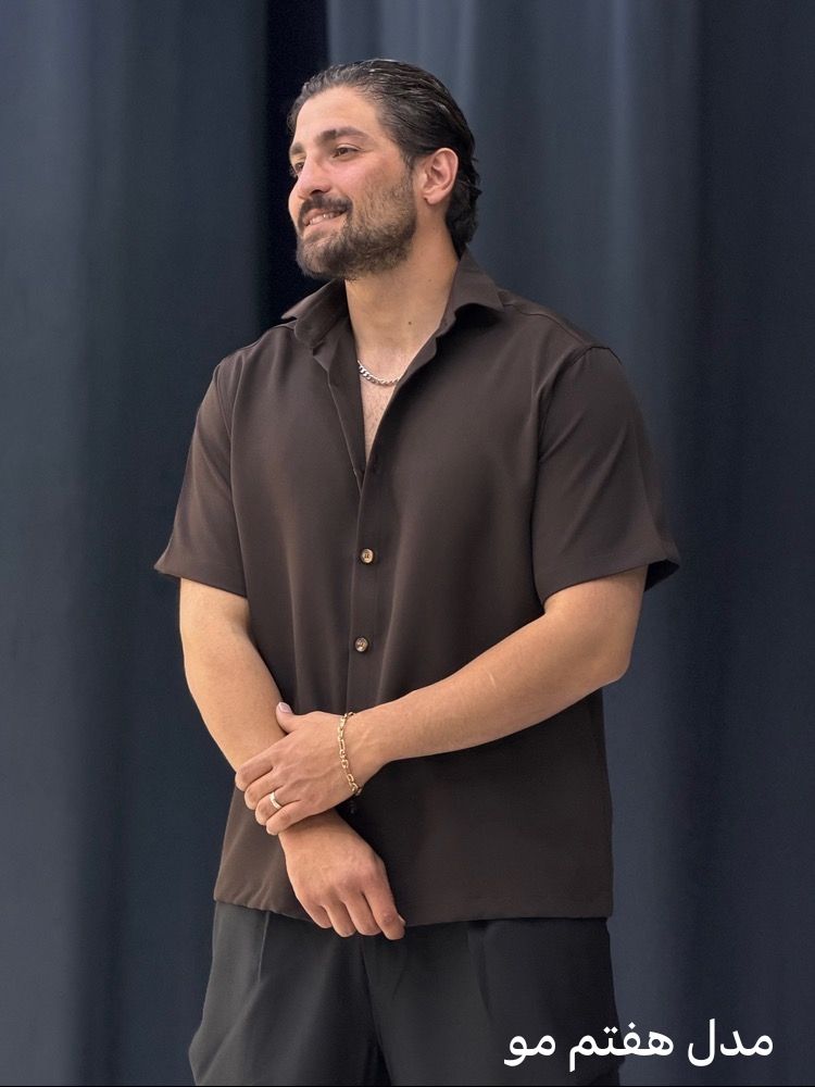 پیراهن پارچه مازراتی خارجی کد 2 3164