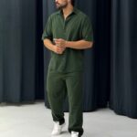 حراج . ست پیراهن شلوار پارچه لینن 1009