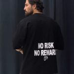 تیشرت دو نخ NO RISK چاپ پفکی 3038