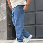 شلوار نیم بگ پارچه ترک 4022