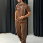 ست کامل تیشرت شلوار چاپی 1003