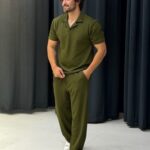 ست کامل پولوشرت و شلوار1003