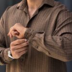 پیراهن پارچه پری میله ای ترک