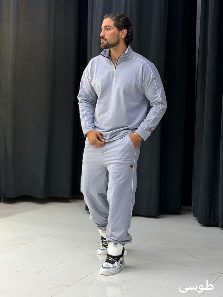 ست نیم زیپ شلوار جاگر