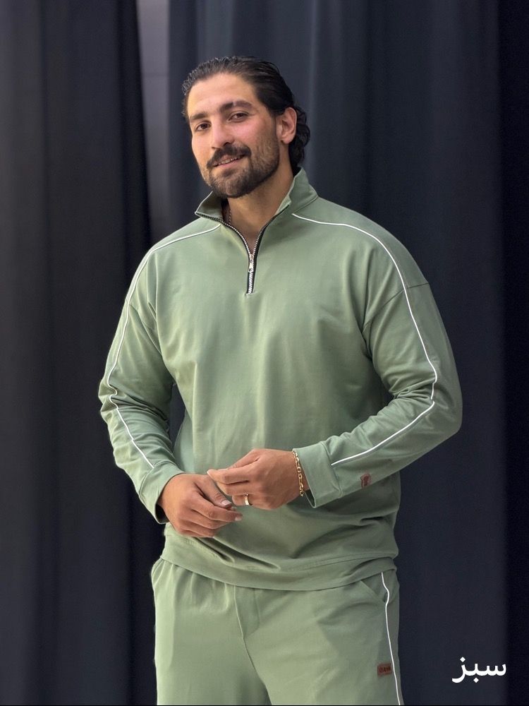 ست نیم زیپ شلوار جاگر