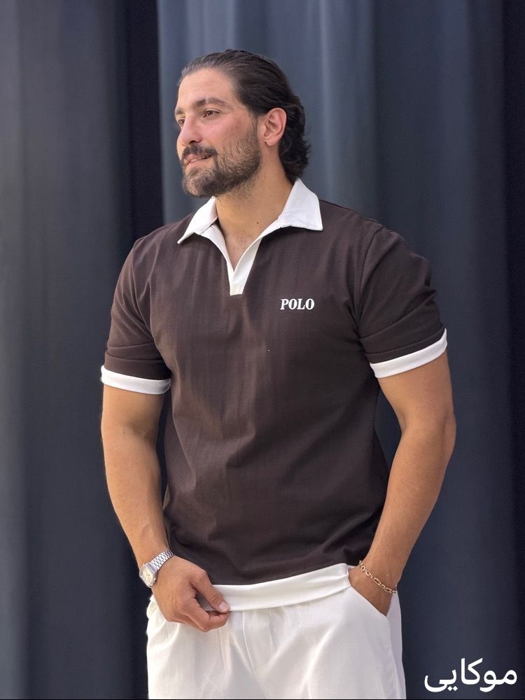 پولوشرت پارچه ماکان POLO