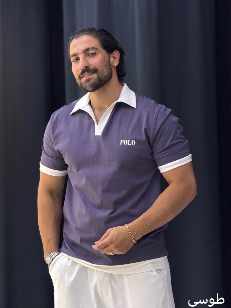 پولوشرت پارچه ماکان POLO