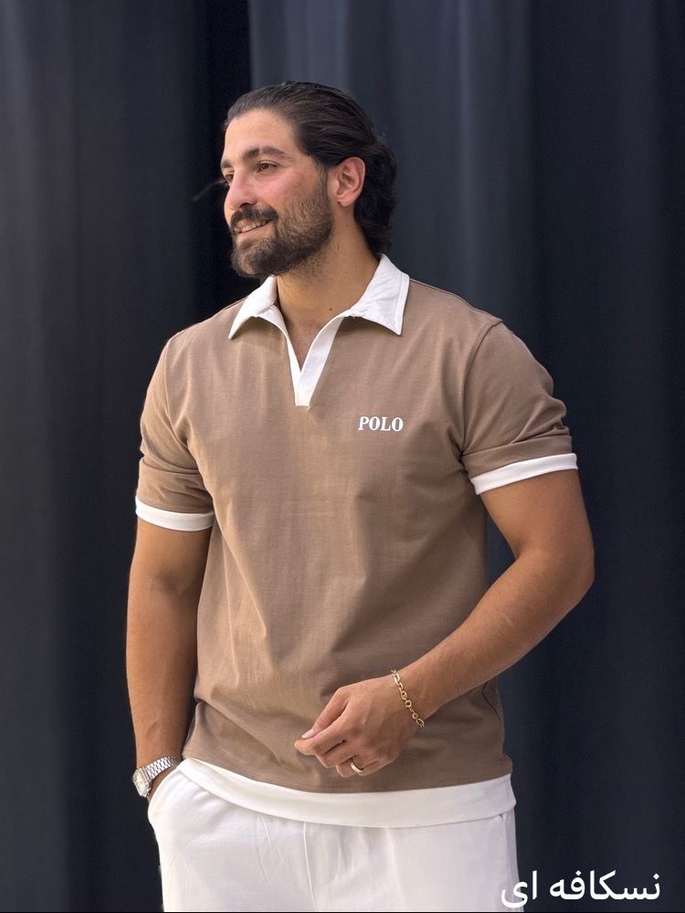 پولوشرت پارچه ماکان POLO