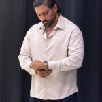 پیراهن پاییزه پارچه مرگان کد 8