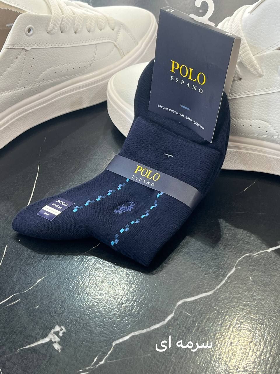 جوراب تمام نخ پنبه POLO
